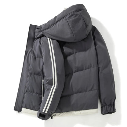 Chamarra de algodón con forro afelpado para hombre